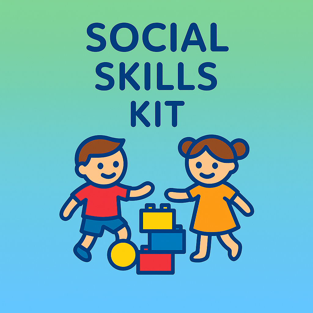 Social Skills Kit for kids – activities for emotional regulation, communication, and impulse control