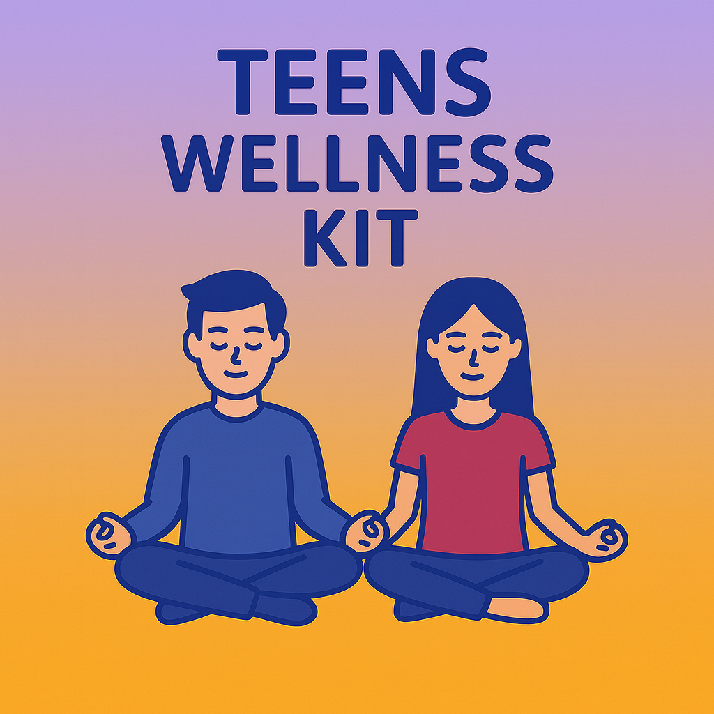Wellness kit for teenagers with mindfulness and calming activities